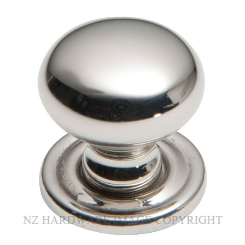 TRADCO 3142 - 3145 BRASS CUPBOARD KNOBS POLISHED NICKEL
