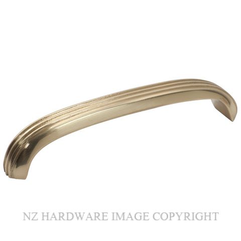 TRADCO 3444 - 3447 DECO PULL HANDLES POLISHED BRASS