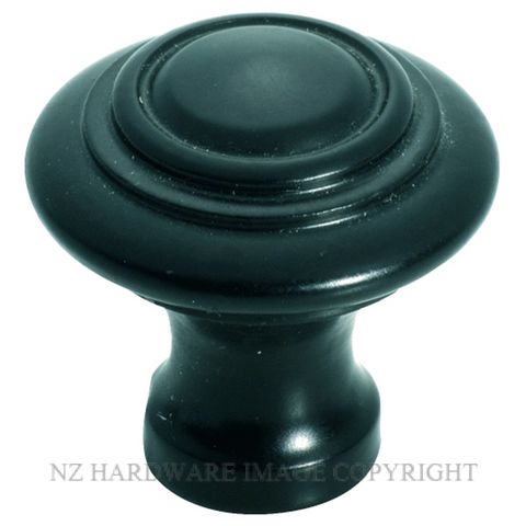 TRADCO 3687 - 3689 CUPBOARD KNOBS MATT BLACK