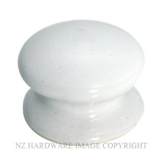 TRADCO TC3730-TC3742 WHITE PROCELAIN KNOBS