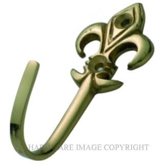 TRADCO 3906 PB TASSEL HOOK POLISHED BRASS