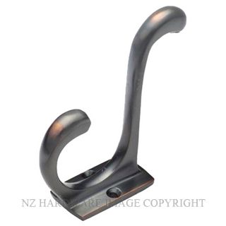 Large Oil-Rubbed Bronze Coat and Hat Hook