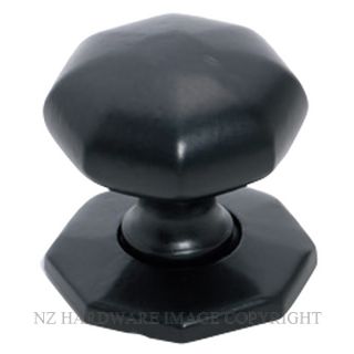 TRADCO 4084 - 4086 IRON CUPBOARD KNOBS MATT BLACK