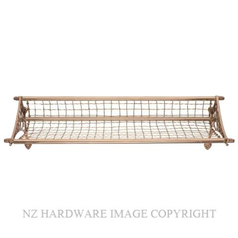 TRADCO 4840 PB LUGGAGE RACK NSWR 725 X 290MM POLISHED BRASS