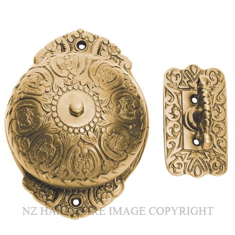 TRADCO 5504 PB TURN BELL FANCY POLISHED BRASS