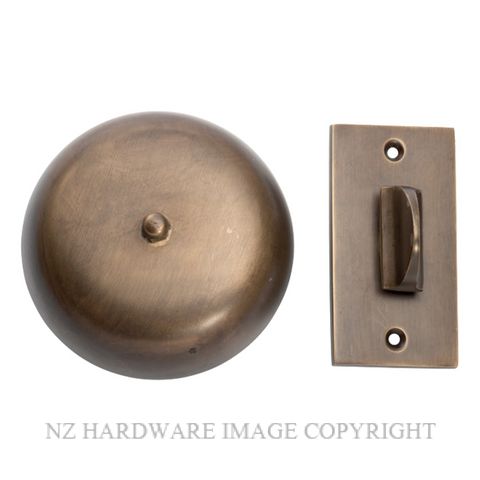 TRADCO 5515 AB TURN BELL ANTIQUE BRASS