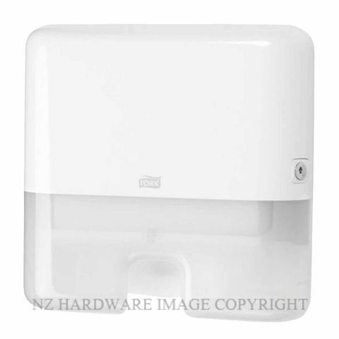 TORK H2 MINI WH 552100 INTERFOLD HAND TOWEL DISPENSER WHITE