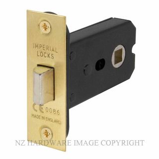 WINDSOR 1112 PB HEAVY DUTY MORTICE LCH 57MM BACKSET POLISHED BRASS