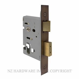 WINDSOR 1114 AB 45MM EURO MORTICE LOCK ANTIQUE BRONZE