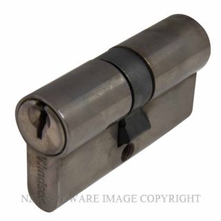 WINDSOR 1121 NB 60MM EURO DOUBLE CYLINDER - KEY/KEY NATURAL BRONZE