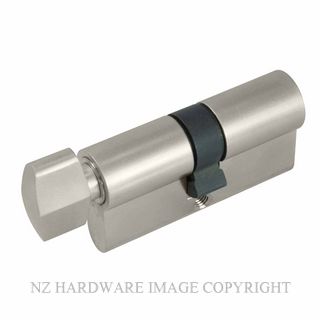 WINDSOR 1122 BN 60MM EURO CYLINDER - KEY/SNIB BRUSHED NICKEL