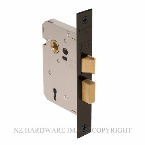 WINDSOR 1107 - 1108 3 LEVER MORTICE LOCK MATT BLACK