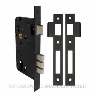 WINDSOR 1143 BLK 60MM EURO MORTICE LOCK MATT BLACK