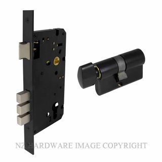 WINDSOR WB1143 EURO LOCK INC KEY-TURN CYL MATT BLACK