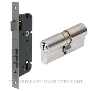 WINDSOR 1143 EURO LOCK INC DOUBLE KEY CYL STAINLESS STEEL 304