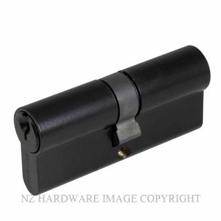 WINDSOR 1147 BLK 70MM 5 PIN EURO DOUBLE CYLINDER KEY/KEY MATT BLACK