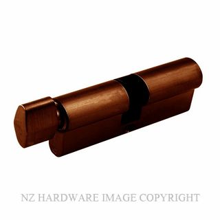 WINDSOR 1148 NB 70MM 5 PIN EURO CYLINDER KEY/SNIB NATURAL BRONZE