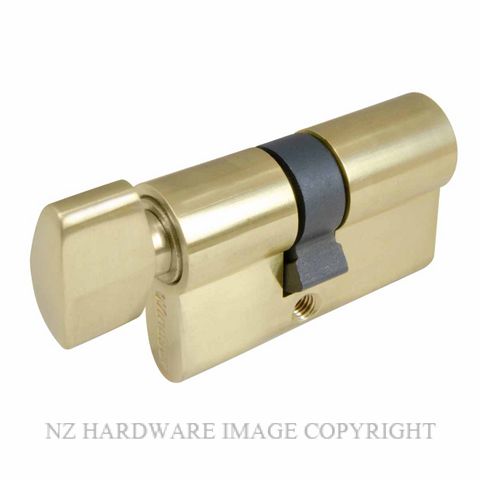 WINDSOR 1122 - 1225 PB EURO KEY & TURN CYLINDERS POLISHED BRASS