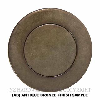 WINDSOR 1182 AB DOUBLE TURN LOCK ROUND 57MM ANTIQUE BRONZE