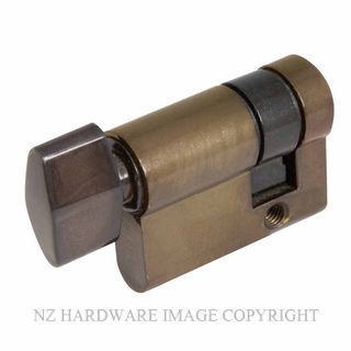 WINDSOR 1200 AB EURO SINGLE CYLINDER TURN 35MM ANTIQUE BRONZE