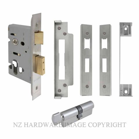 WINDSOR 1169 SC REBATED MORTICE LOCK SATIN CHROME