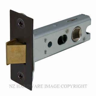 WINDSOR 1172 BLK 57MM HEAVY SPRUNG TUBULAR LATCH 77MM C/S MATT BLACK
