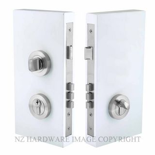 WINDSOR 1248 SC UNI-TURN LOCK ROUND 60MM SATIN CHROME