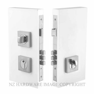 WINDSOR 1249 SC UNI-TURN LOCK SQUARE 60MM SATIN CHROME