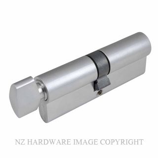 WINDSOR 1223 SC 80MM EURO CYLINDER - KEY/TURN SATIN CHROME