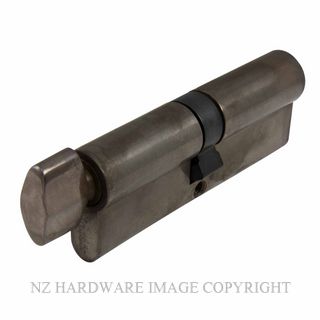 WINDSOR 1225 NB 90MM EURO CYLINDER - KEY/TURN NATURAL BRONZE