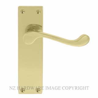 WINDSOR 3006 PB VICTORIAN LEVER LATCH POLISHED BRASS