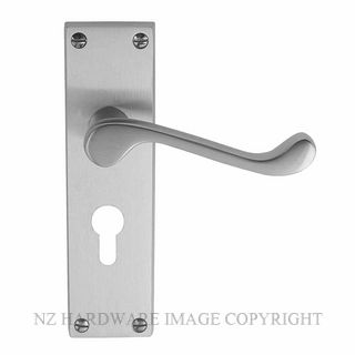 WINDSOR 3006-E48 SC VICTORIAN LEVER LOCK - EURO 48MM SATIN CHROME