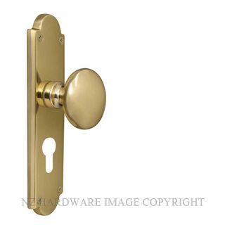 WINDSOR 3004 E48 PB HANDLES VICTORIAN KNOB LOCK E48 HANDLES POLISHED BRASS