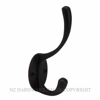 WINDSOR 3024 BLK HAT AND COAT HOOK MATT BLACK