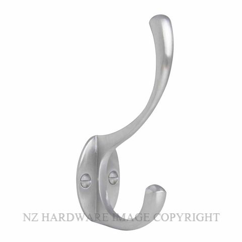 WINDSOR 3024 SC HAT AND COAT HOOK SATIN CHROME