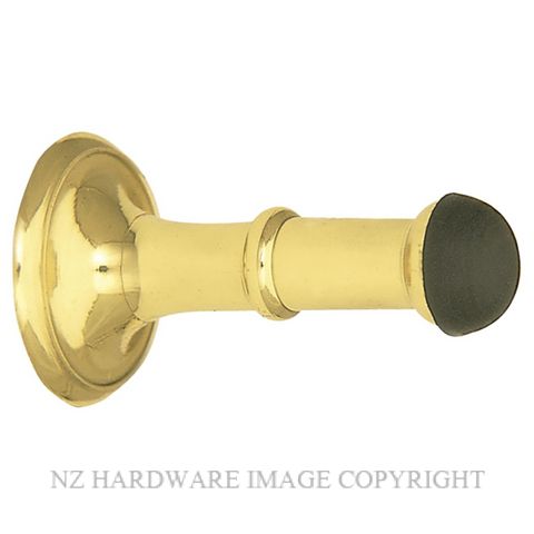 WINDSOR 5090 PB 73MM DOORSTOP CONCEALED SKIRTING FIX POLISHED BRASS