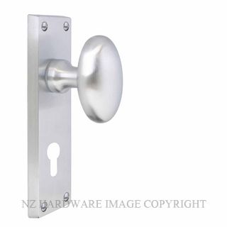 WINDSOR 5179 E48 SC KNOB OVAL PLATE EURO HANDLE SET SATIN CHROME