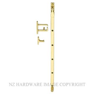 WINDSOR 5184 PB CASEMENT STAY 350MM POLISHED BRASS