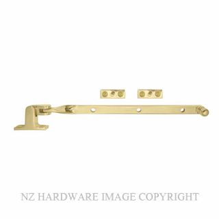 WINDSOR 5185 PB FANLIGHT STAY 250MM POLISHED BRASS