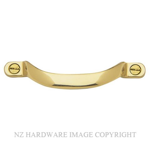 WINDSOR 5190 PB OFFSET PULL HANDLE 100MM POLISHED BRASS