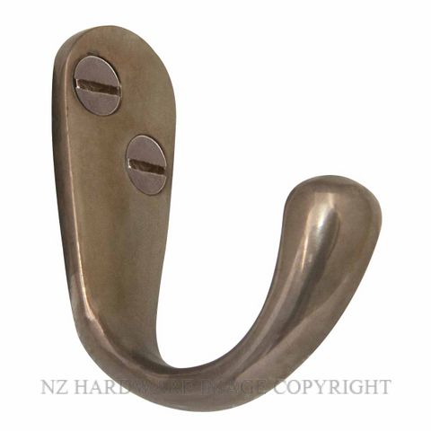 WINDSOR 5196 NB COAT HOOK - SINGLE NATURAL BRONZE