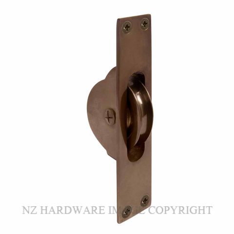 WINDSOR 5197 AB SASH PULLEY ANTIQUE BRONZE