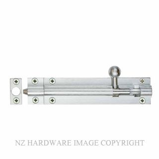 WINDSOR 5209 SC 100MM BARREL BOLT - STRAIGHT SATIN CHROME