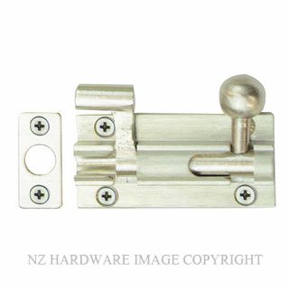 WINDSOR 5211 BN 50MM BARREL BOLT - NECKED BRUSHED NICKEL