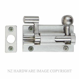 WINDSOR 5211 SC 50MM BARREL BOLT - NECKED SATIN CHROME