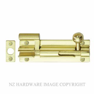 WINDSOR 5212 PB 75MM BARREL BOLT - NECKED POLISHED BRASS