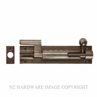 WINDSOR 5213 NB 100MM BARREL BOLT - NECKED NATURAL BRONZE