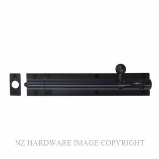 WINDSOR 5224 BLK 150MM BARREL BOLT - STRAIGHT MATT BLACK