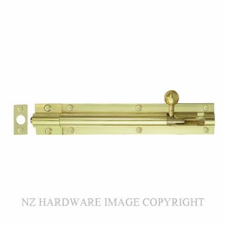 WINDSOR 5224 PB 150MM BARREL BOLT - STRAIGHT POLISHED BRASS