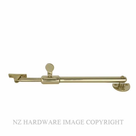 WINDSOR 5205 PB TELESCOPIC STAY - ROUND POLISHED BRASS